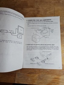 Consola Control Deck System - Aut&eacute;ntico Manual de Instrucciones Nintendo NES