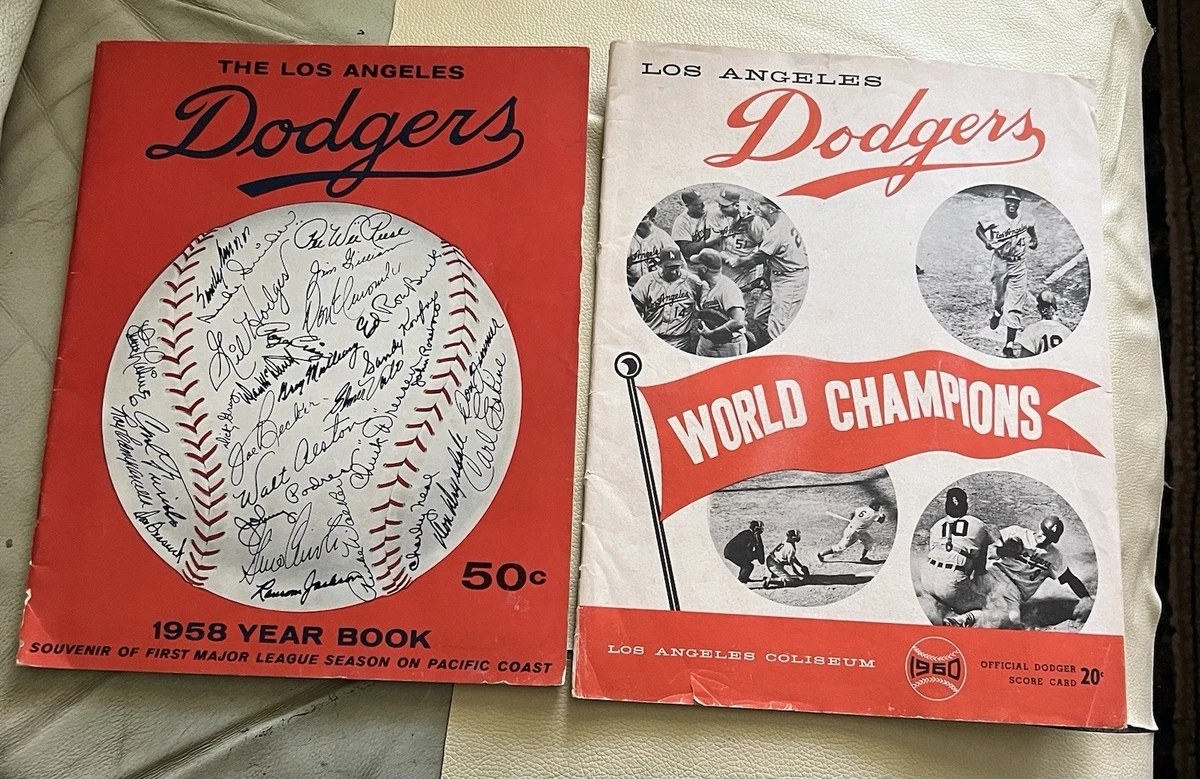 Los Angeles Dodgers Baseball Vintage Yearbooks for sale | eBay