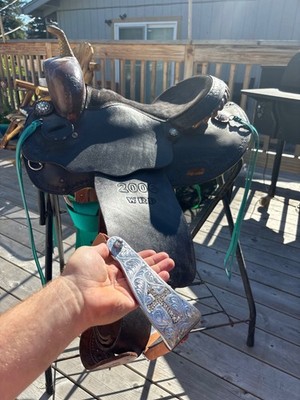 Diamond V barrel saddle custom. minus a cinch. Has lots of life left
