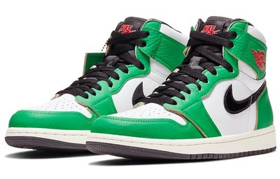 Size 11 - Air Jordan 1 Retro OG High Lucky Green W for sale online