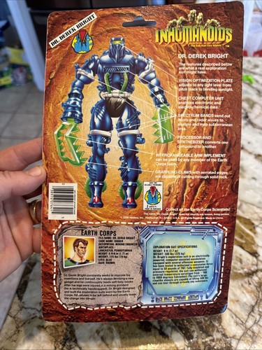 The Inhumanoids Dr. Derek Bright Action Figure 1986 Hasbro Vintage COMPLETE Card - Picture 17 of 24