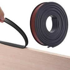 U-Shape Edge Banding 16.4ft Self-Adhesive Veneer Edging Strip 30mm Width Black