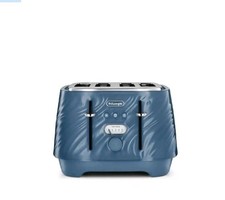 De'Longhi 4 Slice Toaster Icona Capitals 1800w CTOC4003BL - London Blue