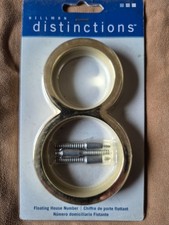 Polished Brass House Home Apartment  s Address Number 8 5-Inch Floating Mount