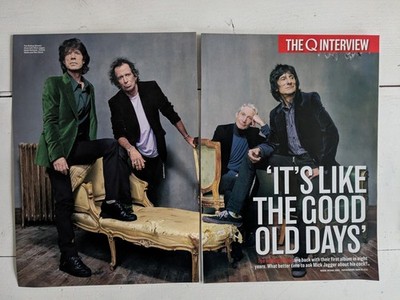 ROLLING STONES Jagger Richards Great UK Article Clippings N25