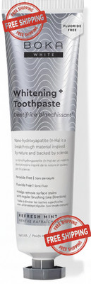 Boka Fluoride Free Toothpaste, Nano Hydroxyapatite Toothpaste, Appropriate for S
