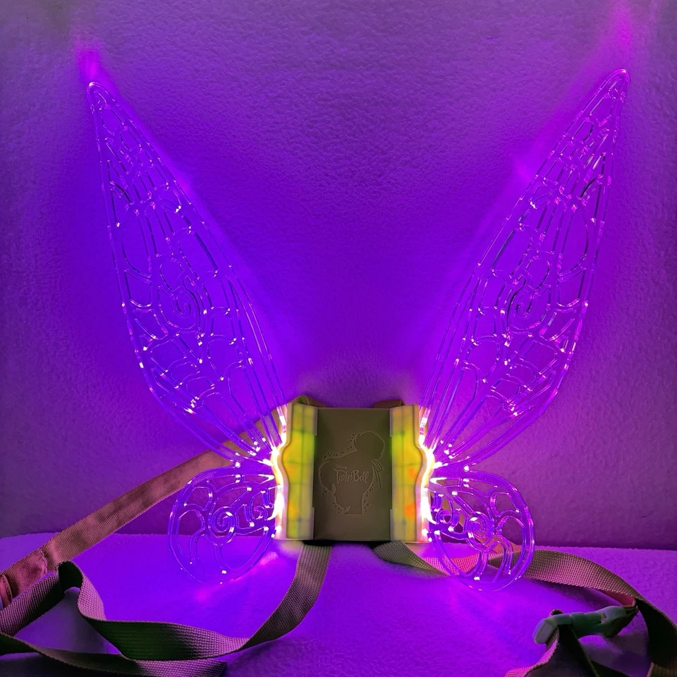 Disfraz Campanilla 14” pulgadas Iluminado Hada Alas Brillantes Disney Prueba Batalla Incluye Foto 4 de 4