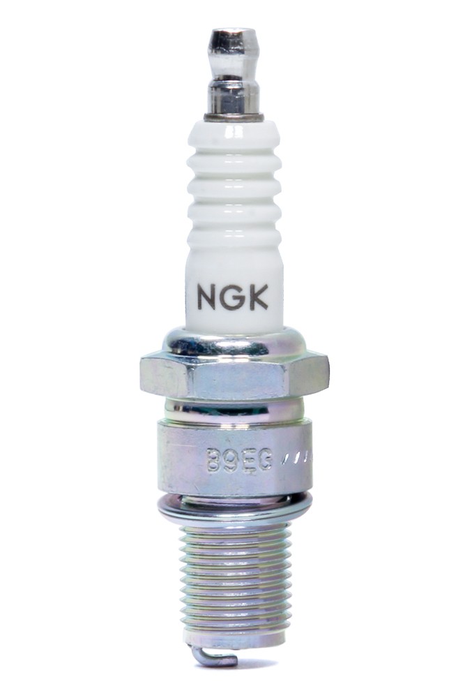 NGK B9EG Spark Plug with 14mm Thread and Gasket Seat for Optimal Performance
