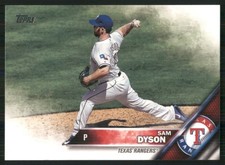2016 Topps Update #US248 Sam Dyson Texas Rangers Baseball Card 34905