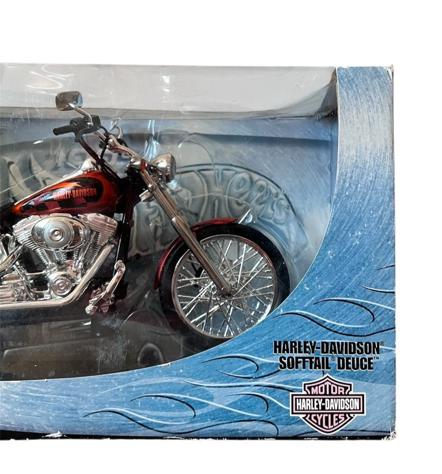 Vintage Hot Wheels Harley-Davidson Dyna Wide Glide 1:10 Scale Die-Cast Motor - Image 4 of 4