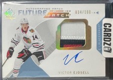 2018-19 SP Authentic VICTOR EJDSELL - Autographed Patch Future Watch /100 #167