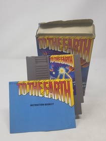 NES Nintendo TO THE EARTH Complete CIB Tested And Working