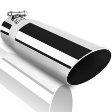 2.75 Inlet Stainless Steel Exhaust Tip 3.5 Outlet 12 Length Bolton