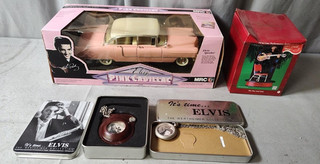 Vintage Estate Elvis Presley Lot Pink Cadillac Wertheimer Collection Ornament