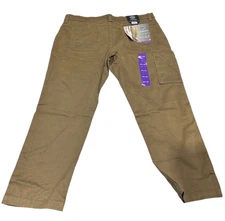 Weatherproof Men's Stretch Straight Fit Commuter Flex Waistband Pants W/ Pockets