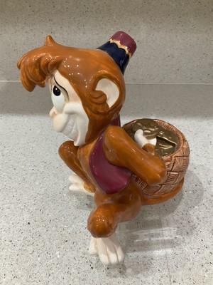Disney's 1992 Movie Aladdin Abu Figurine Ceramic Coin Bank See Note