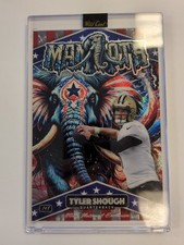 2025 Wildcard Mamouth Encased Tyler Shough 1/1 Oversized Card