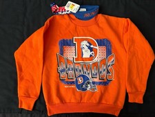 1995 Vintage Denver Broncos Kids Sweater Size M