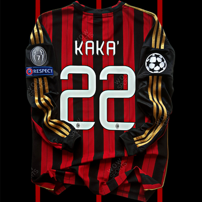 AC Milan 2013/14 Home Jersey Ricardo KakA #22 Red Black Men's | eBay