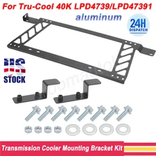 Transmission Cooler Mounting Bracket Aluminum For 1999-06 GM Truck Tru-Cool 40k