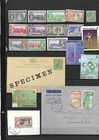 A very mixed Montserrat mint used and unused group of items
