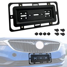 Universal Front/Back License Plate Tag Holder Mounting Mount, Bumper Bracket,...