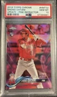 2018 Topps Chrome Update - Rookie Debut Shohei Ohtani Pink Refractor (RC) PSA 10