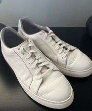 Cole Haan Men  s Jensen Sneaker White leather size 9.5 USED
