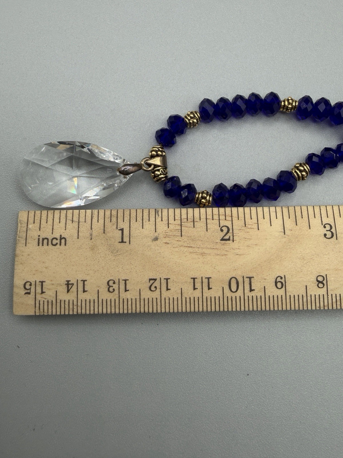 Handmade Swarovski Elements Crystal Necklace Coba… - image 7