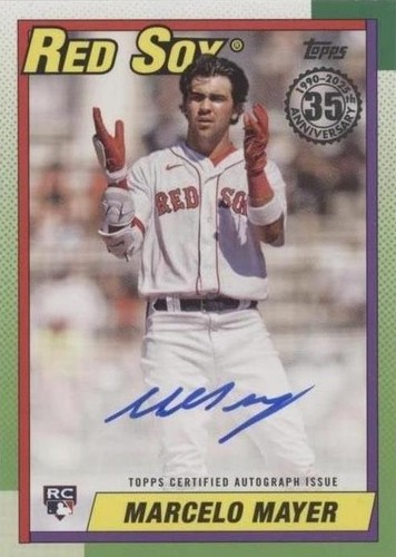 Marcelo Mayer Boston Red Sox 2025 Topps Update Series Rookie Debut