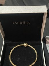 Pandora Moments Gold Snake Chain Bracelet small Size