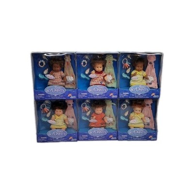 Mini Baby So Beautiful Limited Edition Baby So Dainty Collectible Dolls Lot Of 6