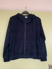 Divided Ladies Zip Through Sweatshirt Size : M