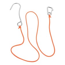 Stainless Steel Diving Hook Safety Lanyard Single Reef Hook with Carabiner for