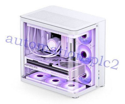 NEW JONSBO TK-2 White ATX 360 Type-c Gen2 10Gbps+ Aluminum alloy shell Chassis