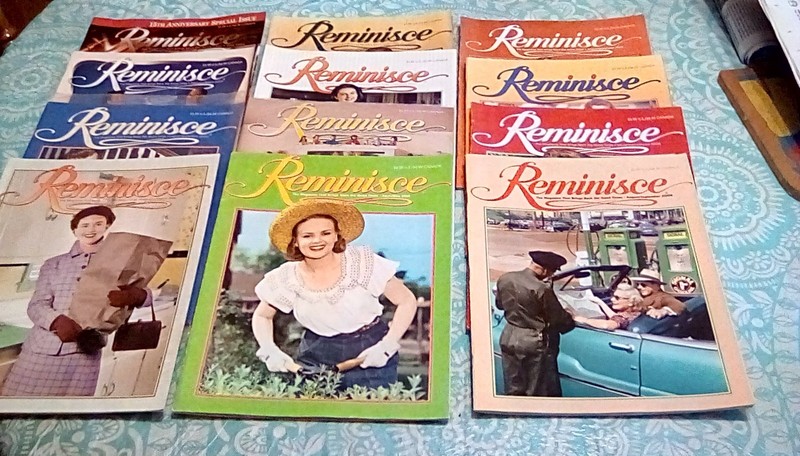 Reminisce Magazines, Lot of 12 Dated Jun 2006~ Sept 2008 Nostalgia Americana