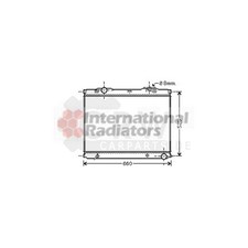 Radiatore Raffreddamento Motore per KIA Sorento I 2.5 CRDi 2.4