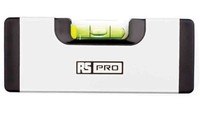 Poziomica Kieszonkowa, Materiał: Aluminium, 0,5 Mm/M, RS PRO RS Components