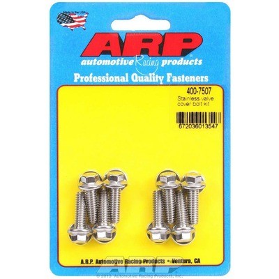 ARP S/S Valve Cover Bolt Kit 1/4in- 20 6pt. (8)- 400-7507