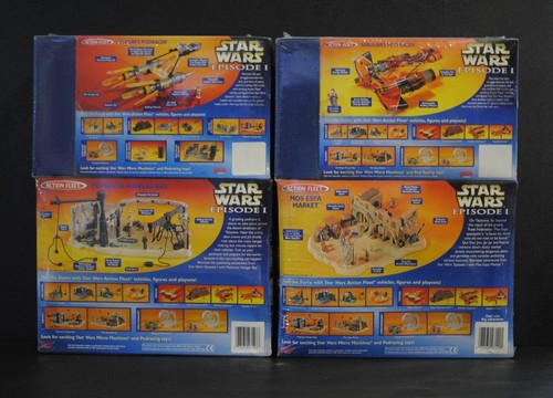 Star Wars TPM Action Fleet Sebulba Anakin Podracer Mos Espa Market RARO Set - Imagen 5 de 7