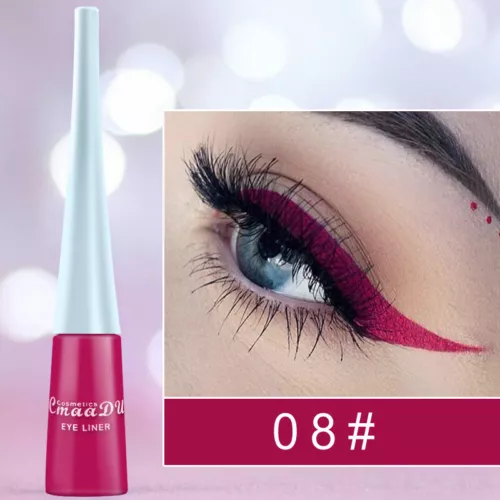 Matita eyeliner colorata 24 ore liquido alto pigmento lunga durata eye liner penna gel - Foto 87 di 110