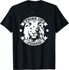 New Limited Lion Judah 12 Tribes Of Israel Messianic T-Shirt