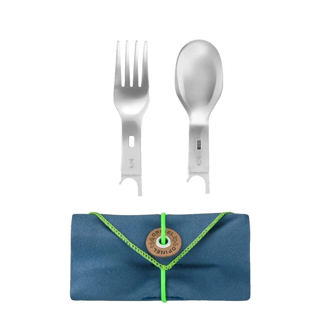 设置露营烹饪用具