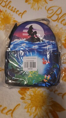 Loungefly x The little mermaid silhouette mini bag Loungefly The Little Mermaid Ariel silhouette mini backpack  main image 2