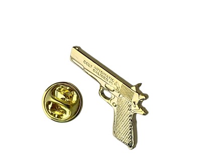45 Colt Army M1911 1 inch Pistol Hat or Lapel Pin HMC14777 F3D4U 