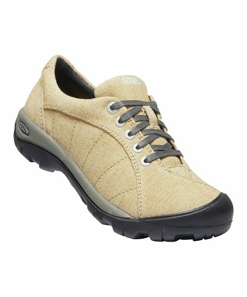 Nuove scarpe da passeggio Keen donna Presidio in tela taupe taglia US 5 5 beige nuove con etichette