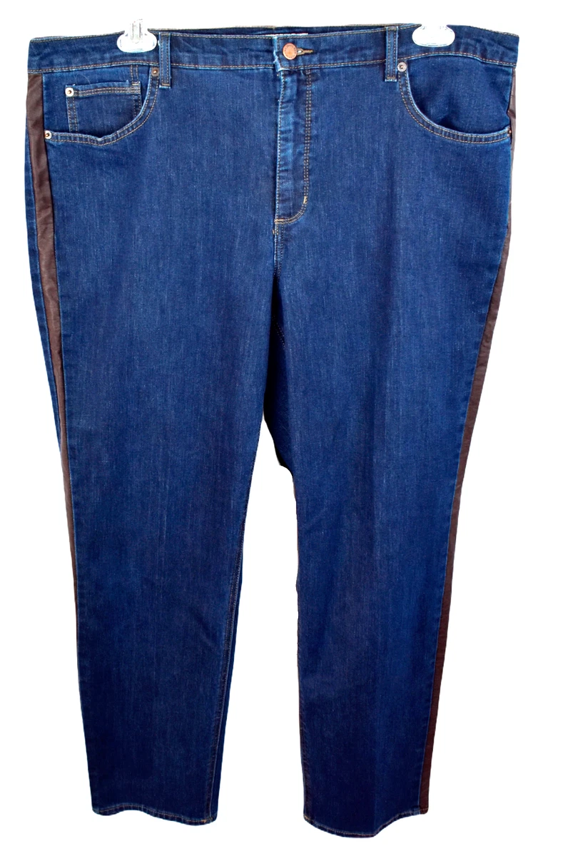 Jones New York Jeans Plus Size 20W Rivington Style Slim Faux