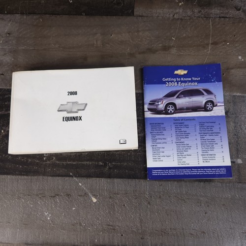 Genuine 08 2008 Chevrolet Equinox Owners Owner Manual Guide Book Booklet OEM