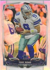 2014 Topps Chrome Tony Romo Refractor #77 Cowboys PWE