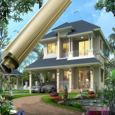 Gold&silver One Way Mirror Window Film Solar Tint Reflective Window Tint 